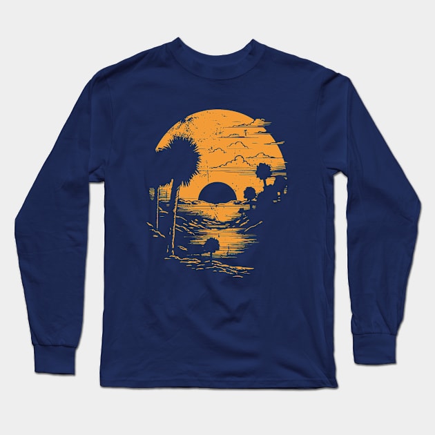 Sunrise Long Sleeve T-Shirt by Moe Tees